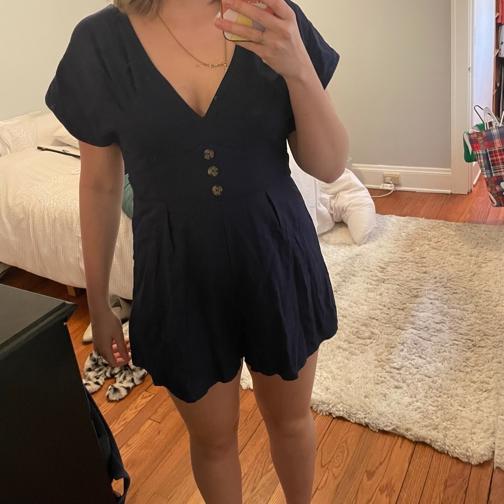Francescas Blue Romper